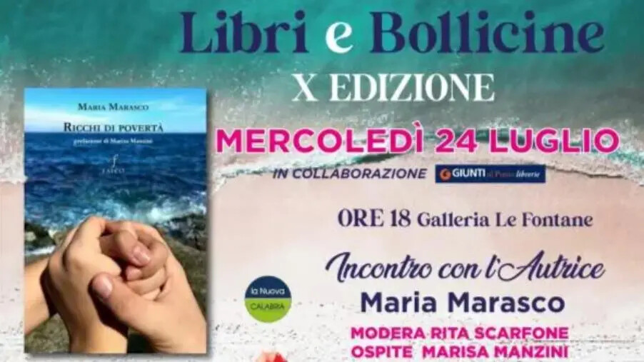images Libri e bollicine: oggi a Catanzaro il libro di Maria Marasco, la poliziotta dell'incendio del '91