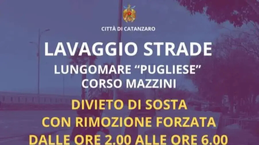 images Stanotte divieto di sosta sul lungomare Pugliese per consentire il lavaggio delle strade: il calendario degli interventi&nbsp;