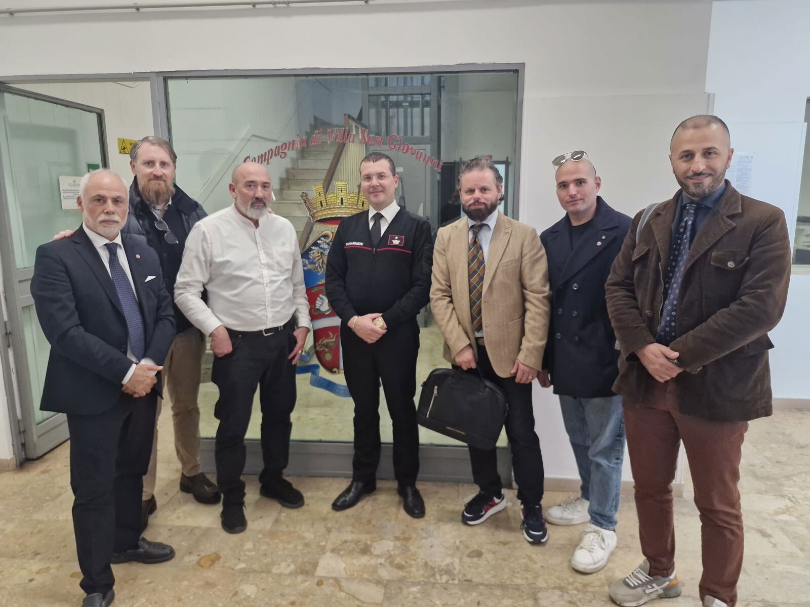 images Unarma in visita alla Compagnia Carabinieri di Villa San Giovanni 