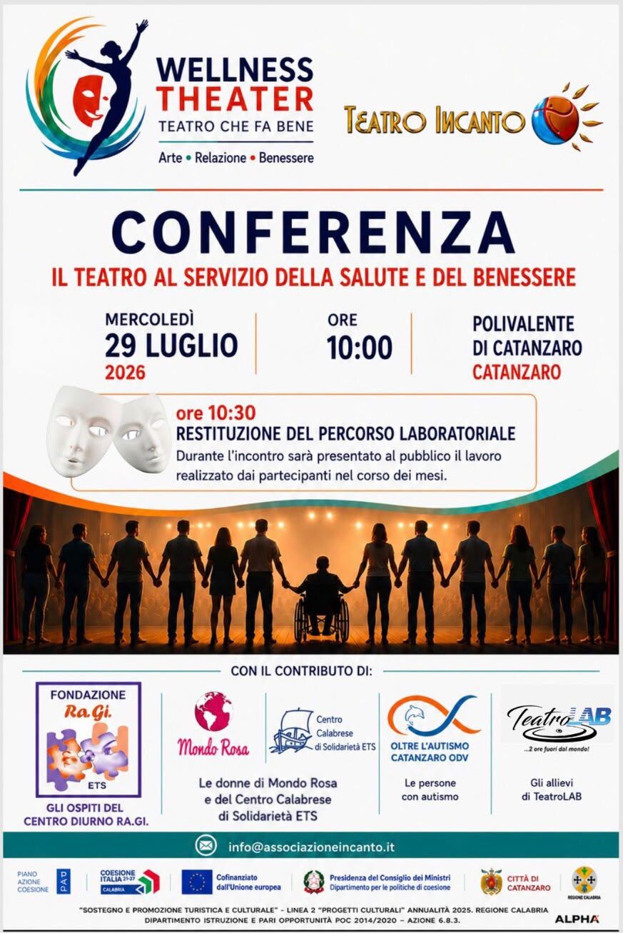 images Wellness Theater: a Catanzaro il teatro diventa strumento di salute, inclusione e benessere
