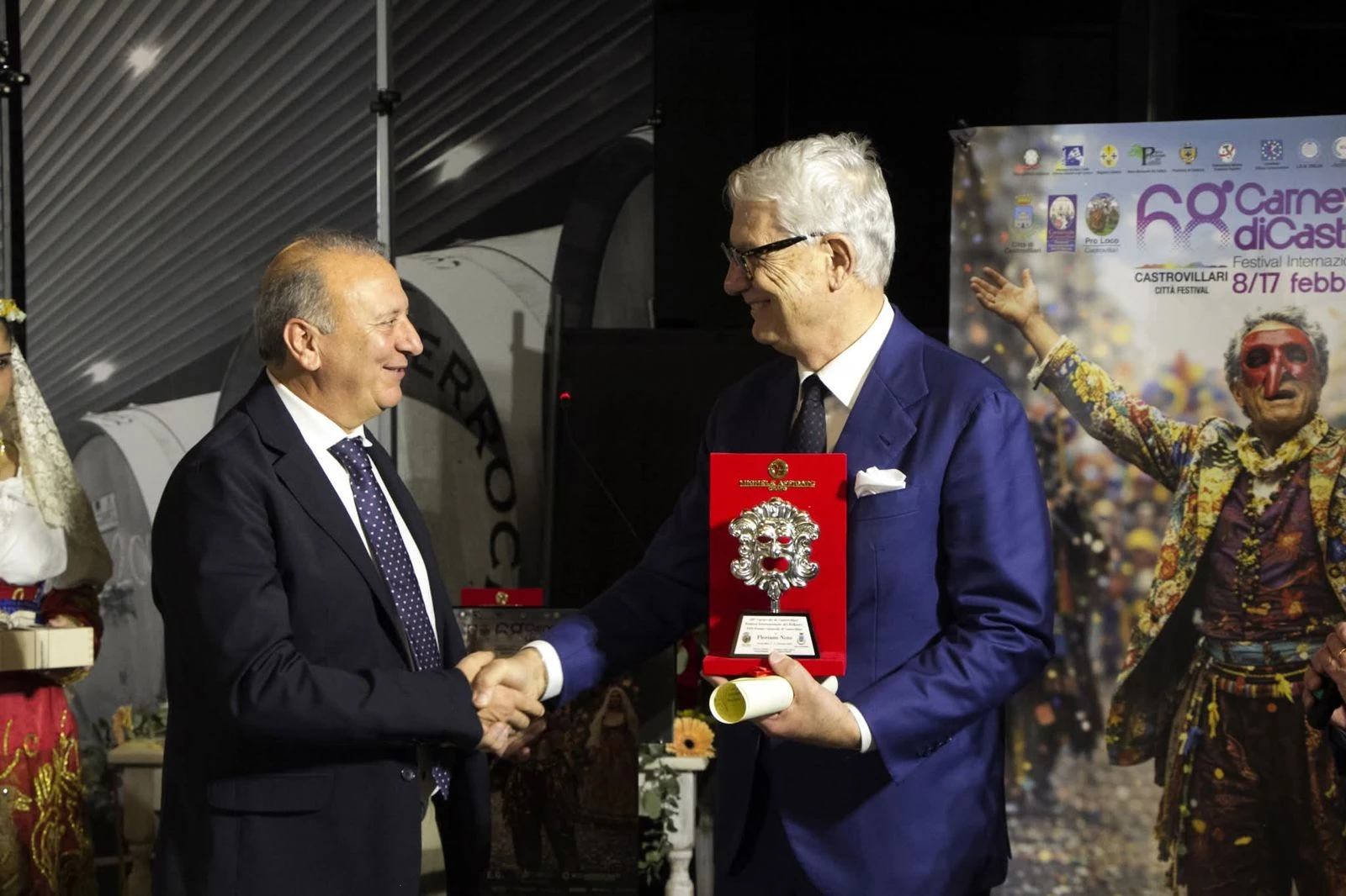 A Castrovillari Floriano Noto riceve il "Premio Carnevale", il sindaco: "Esempio concreto di come sia possibile fare impresa ad alti livelli" 