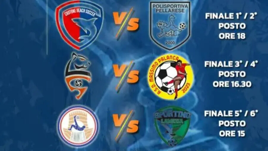 Serie B Regionale Beach Soccer, oggi le finali: Crotone BS e Polisportiva Pellarese a caccia del titolo images Serie B Regionale Beach Soccer, oggi le finali: Crotone BS e Polisportiva Pellarese a caccia del titolo