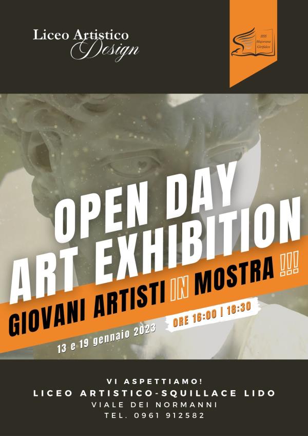 Open Day Art Exhibition: il Liceo Artistico di Squillace Lido apre le porte agli studenti images Open Day Art Exhibition: il Liceo Artistico di Squillace Lido apre le porte agli studenti