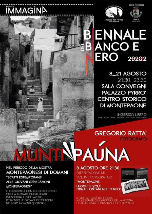 Montepaone, a Palazzo Pyrrò da oggi riapre la Biennale del Bianco e Nero con gli "scatti" di Gregorio Rattà images Montepaone, a Palazzo Pyrrò da oggi riapre la Biennale del Bianco e Nero con gli "scatti" di Gregorio Rattà