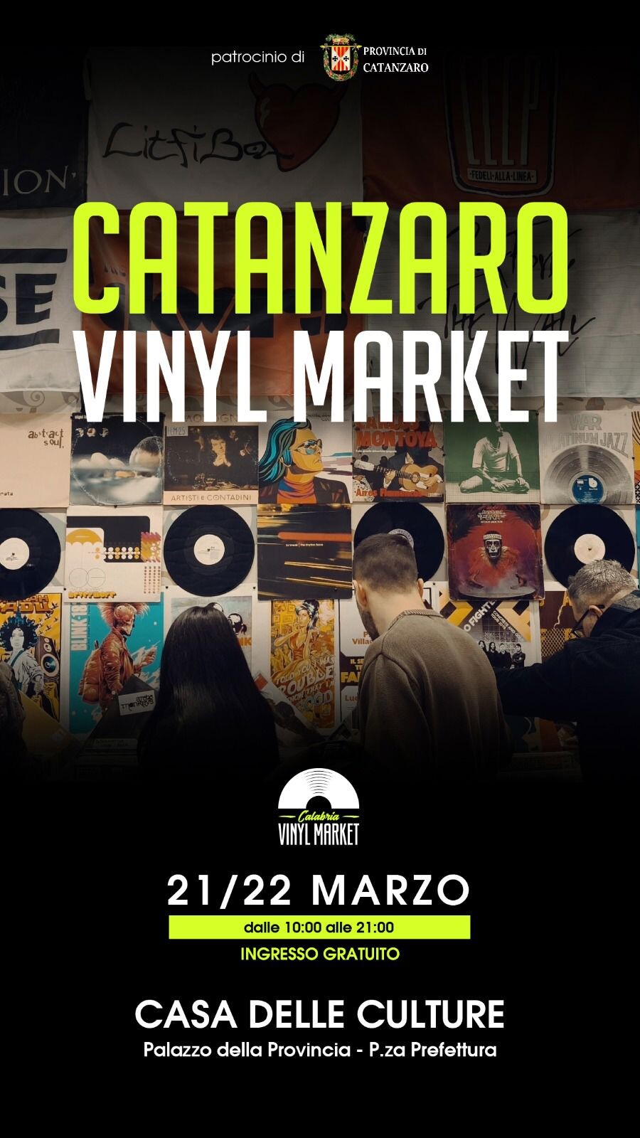 images VII Edizione Catanzaro Vinyl Market, sabato 21 e domenica 22 marzo alla Casa delle Culture