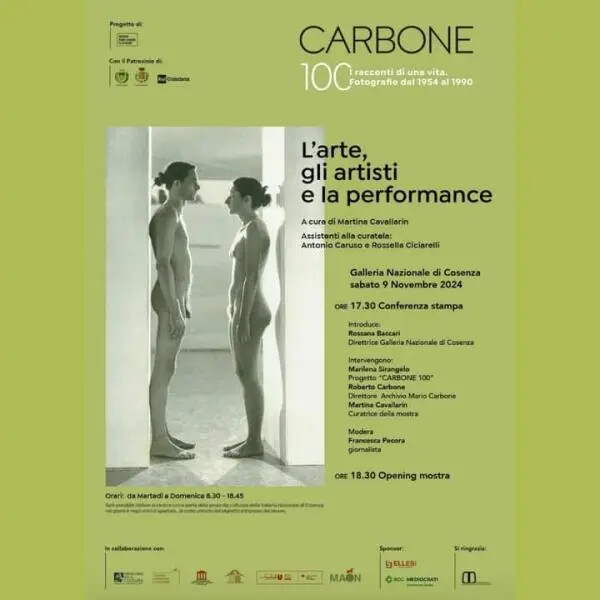 images "CARBONE 100, I racconti di una vita": sabato 9 novembre l'inaugurazione della mostra a Cosenza 