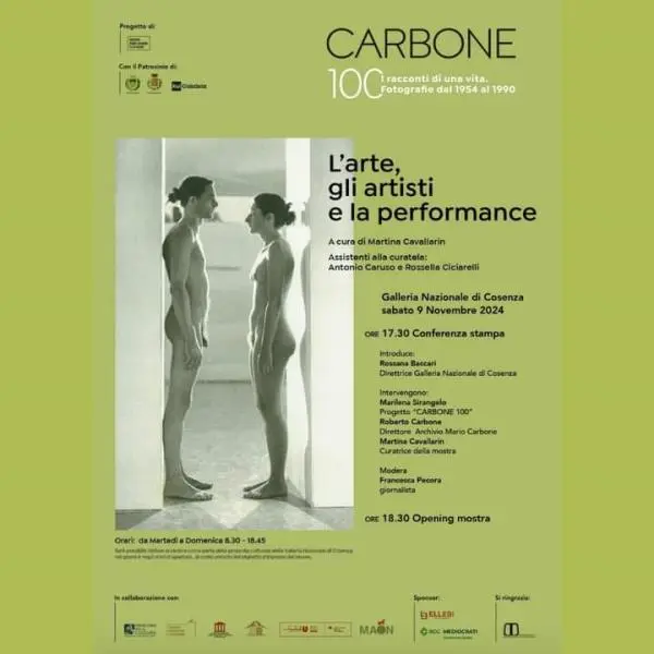 "CARBONE 100, I racconti di una vita": sabato 9 novembre l'inaugurazione della mostra a Cosenza  images "CARBONE 100, I racconti di una vita": sabato 9 novembre l'inaugurazione della mostra a Cosenza