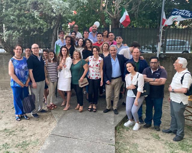 images Comunali Catanzaro, tappa a Corvo di Wanda Ferro (FdI)