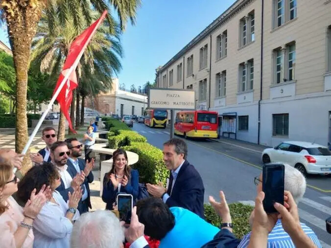images Scoperta targa celebrativa per Giacomo Matteotti, Fiorita: "Importante trasmettere la memoria"