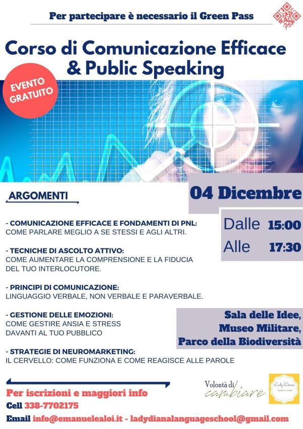 images Corso di Comunicazione Efficace & Pubblic Speaking della Lady Diana Language School: sabato al Musmi di Catanzaro