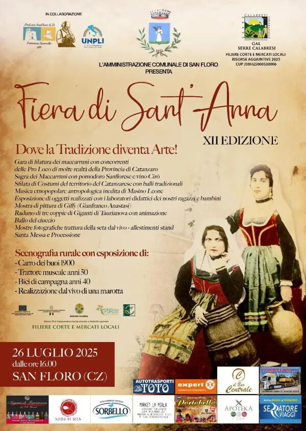 images San Floro celebra la tradizione con la XII Edizione della Fiera di Sant'Anna: un tuffo nel passato che incanta il presente