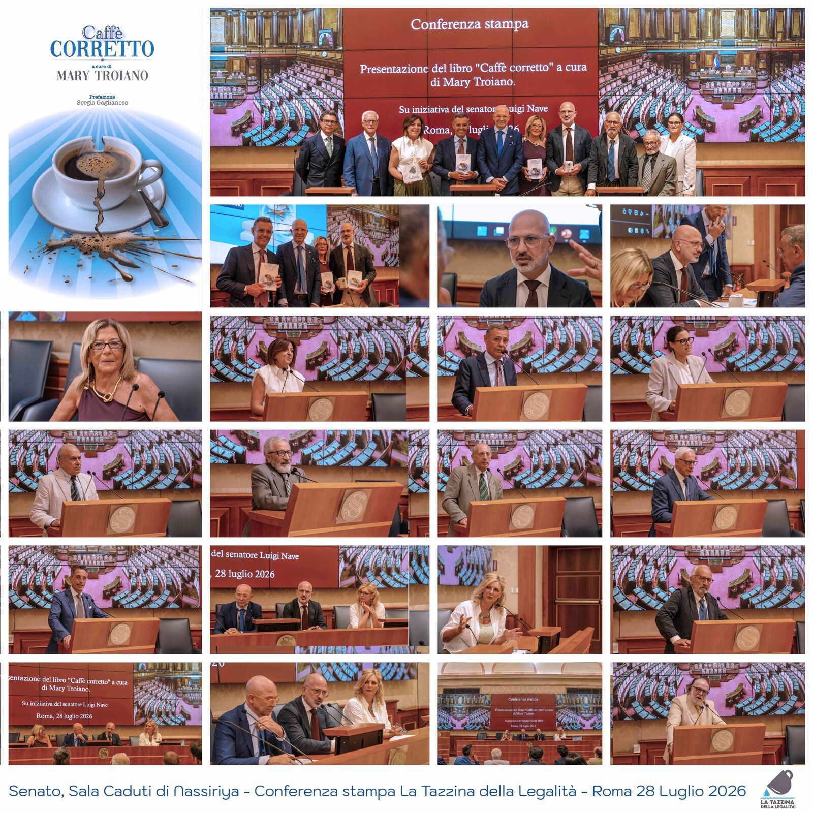 Al Senato presentato "Caffè Corretto": dalla memoria di un attentato un manifesto di legalità e coraggio images Al Senato presentato "Caffè Corretto": dalla memoria di un attentato un manifesto di legalità e coraggio
