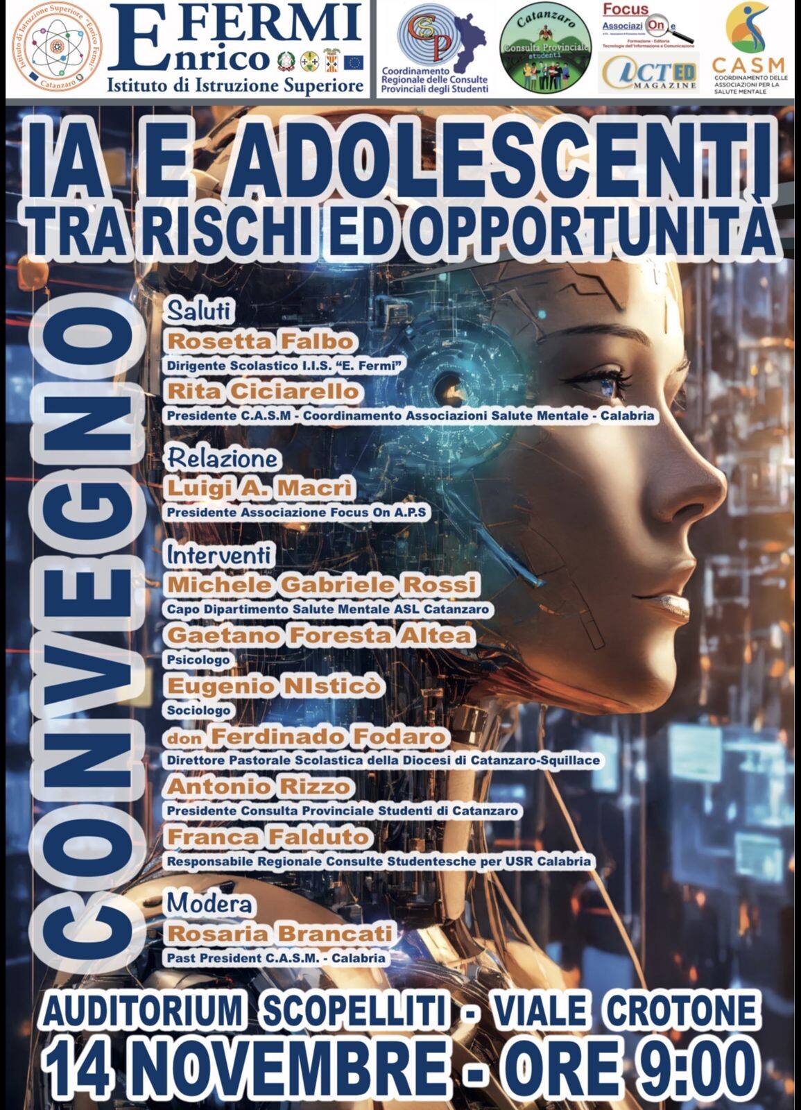 images Catanzaro, adolescenti e Intelligenza Artificiale: al Liceo Fermi un convegno sui nuovi rischi digitali