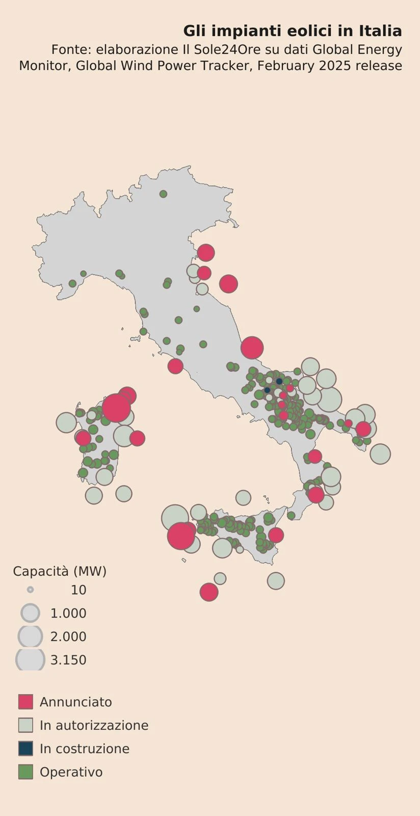 L'appello di Petrusinu Ogni Minestra: "Fermare le pale eoliche in Calabria, intervenga Occhiuto"