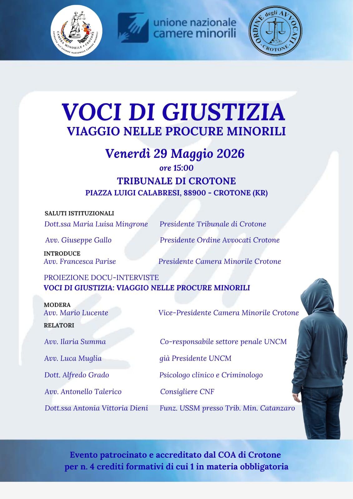 Crotone accende i riflettori sulla giustizia minorile images Crotone accende i riflettori sulla giustizia minorile