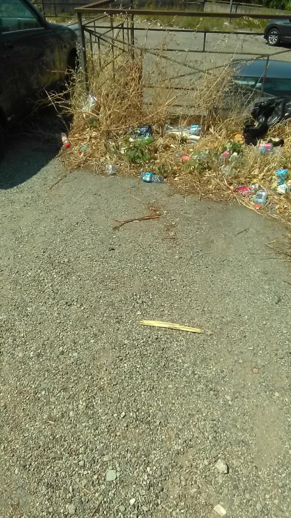 images Catanzaro, a Gagliano il parcheggio sotto l'anfiteatro "diventa" una discarica 