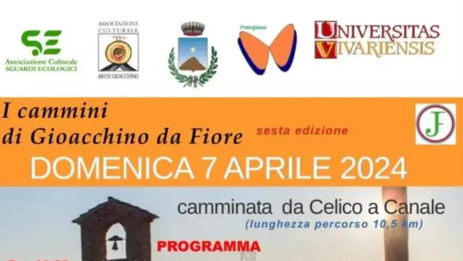 images "I cammini di Gioacchino da Fiore", a piedi nei borghi del grande monaco calabrese 
