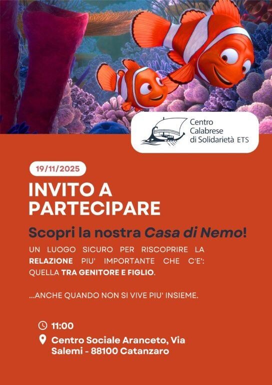 images La “Casa di Nemo” cresce: a Catanzaro si potenzia lo spazio neutro per genitori e figli