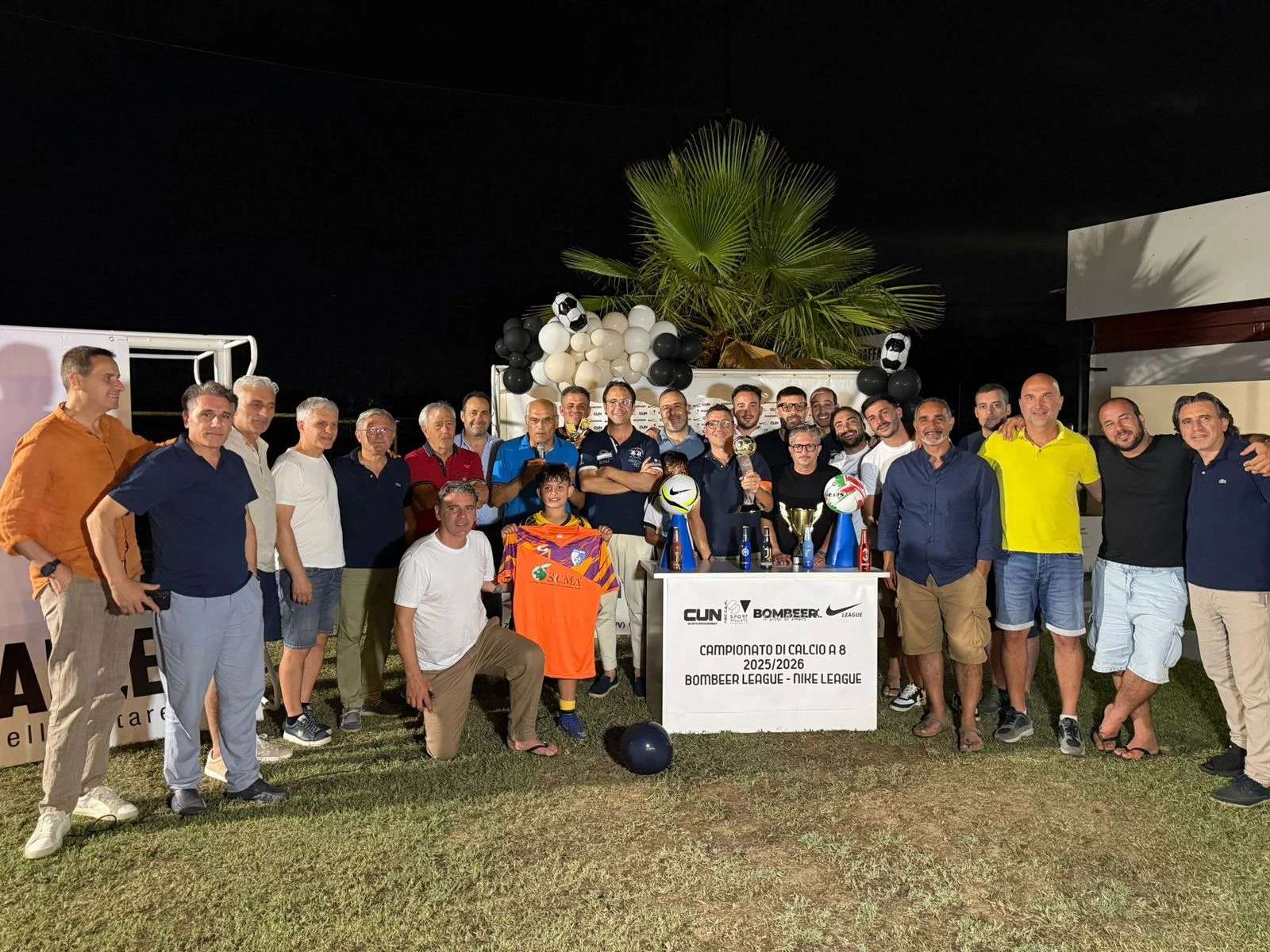Lamezia, cerimonia di chiusura della stagione sportiva per il Campionato Regionale di Calcio a 8