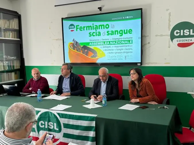 images Riunito l'Esecutivo di Cisl Cosenza: al centro del dibattito sanità, Città unica, vertenza Amaco, Salute e Sicurezza sul lavoro