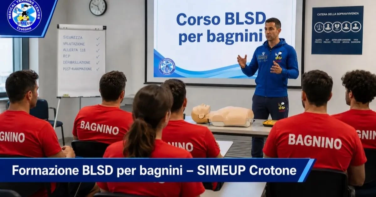 Simeup Crotone: "Formazione, cardioprotezione e primo soccorso per una comunità più sicura"