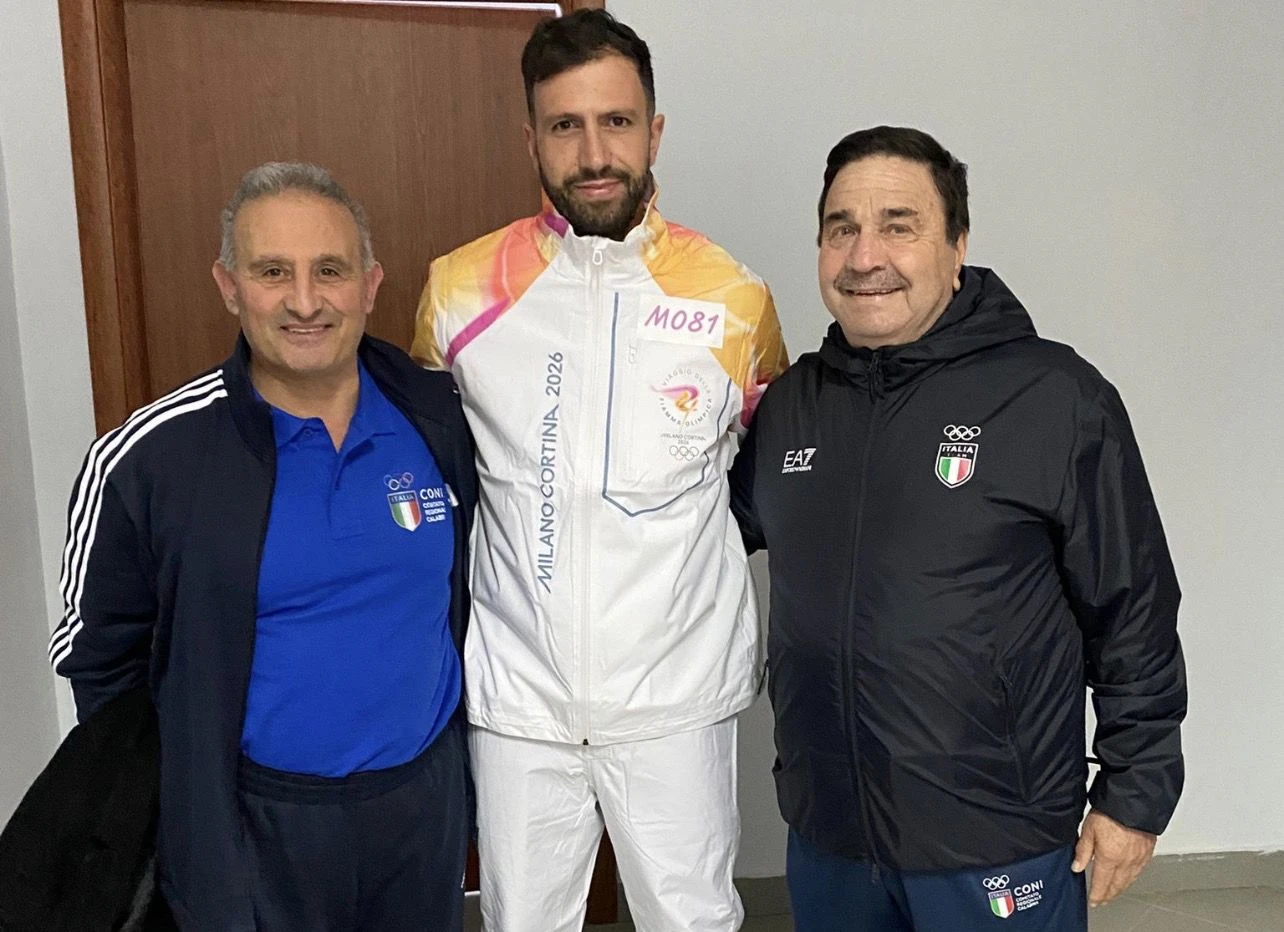 Il Coni provinciale di Catanzaro accoglie la Fiamma Olimpica