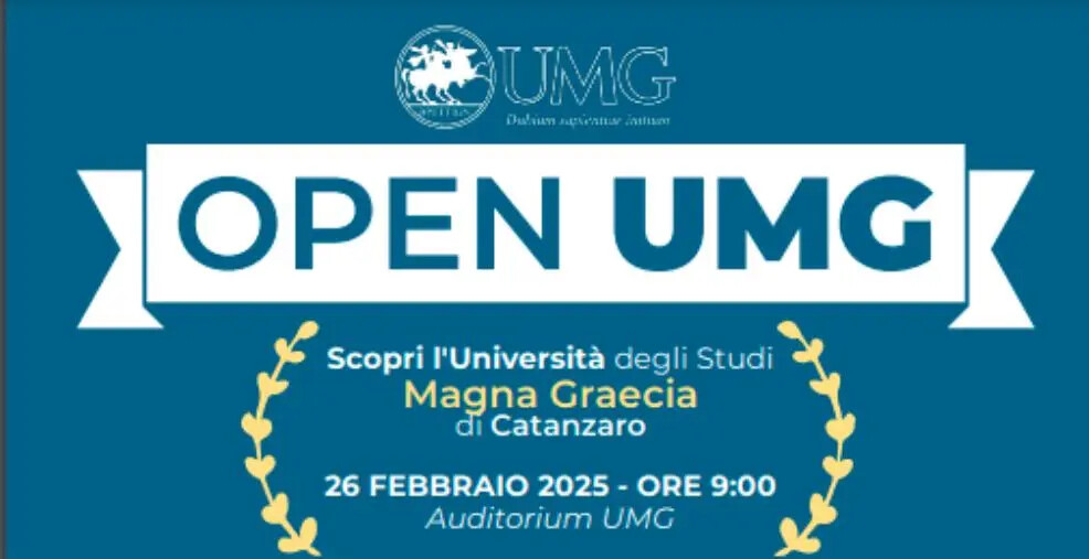 images Catanzaro, 'Open UMG': giornata di orientamento alla scoperta dell’Università Magna Graecia  