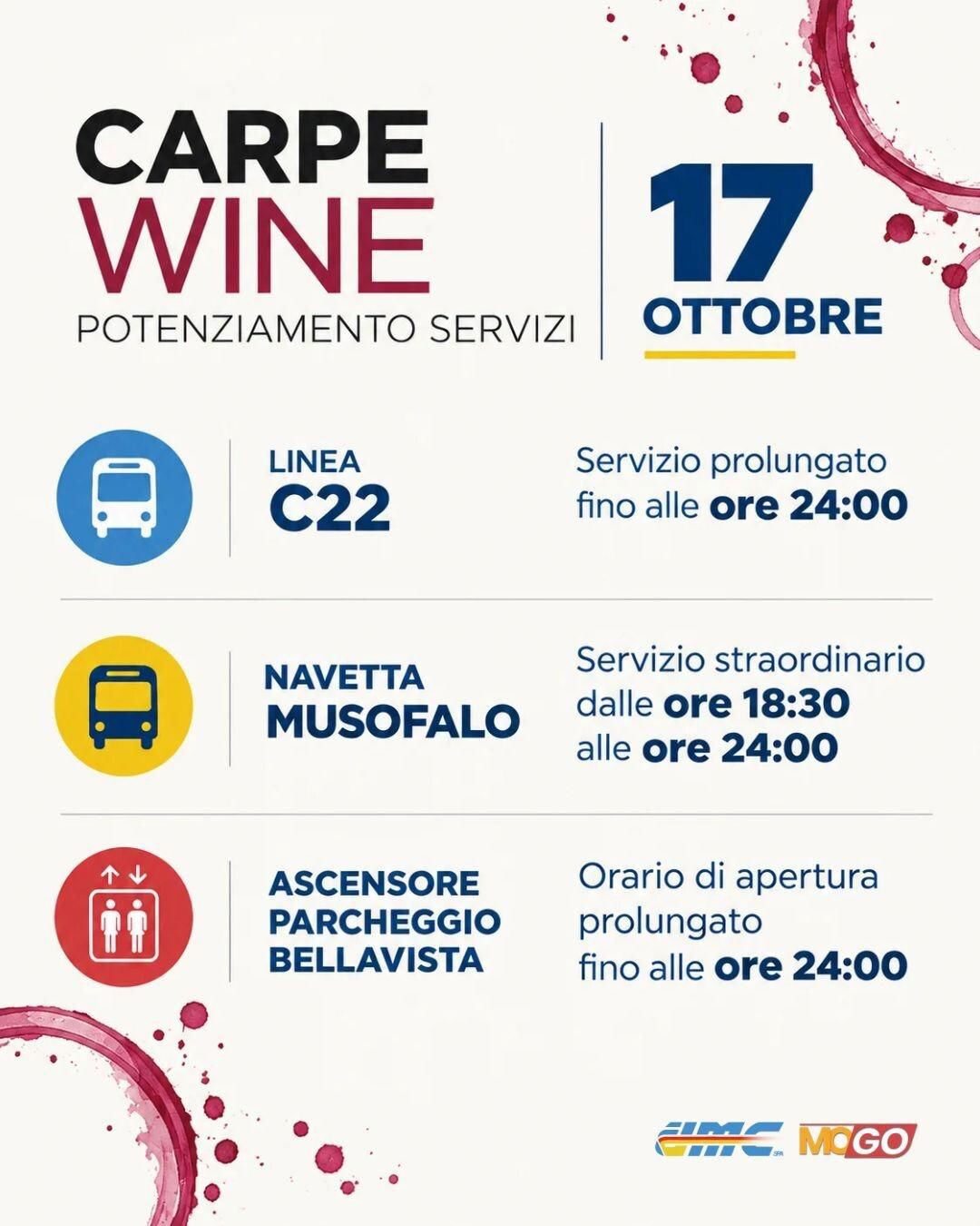 images "Carpe Wine" sull'isola pedonale, Catanzaro potenzia i trasporti: bus e navette fino a mezzanotte