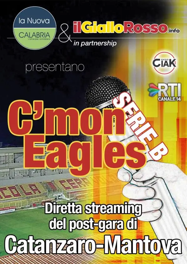 Post partita Catanzaro-Spezia: in studio Fabiola Scozia e Giuseppe Raiola