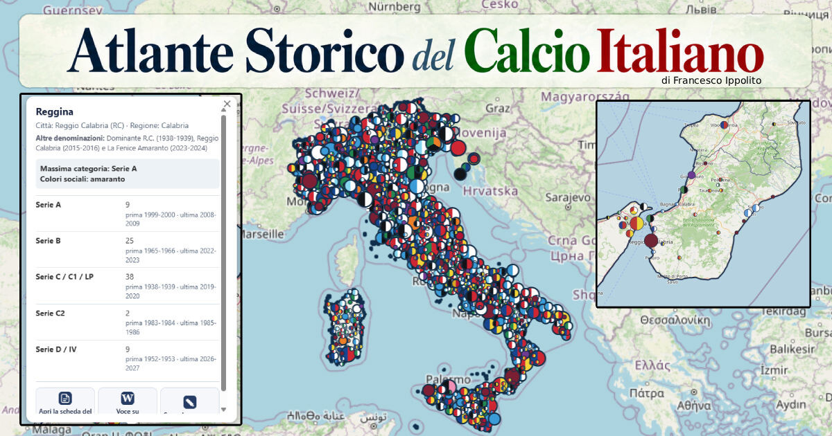 Dalla Reggina al Locri, dalla Gioiese all'HinterReggio: il calcio reggino rivive nell'Atlante Storico del Calcio Italiano images Dalla Reggina al Locri, dalla Gioiese all'HinterReggio: il calcio reggino rivive nell'Atlante Storico del Calcio Italiano
