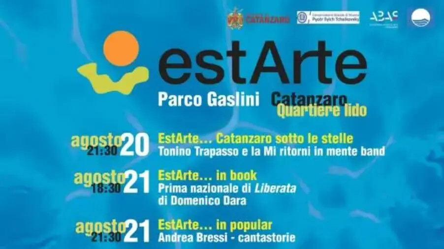 images Al via "EstArte" a Catanzaro: tutti gli eventi al Parco Gaslini dal 20 al 30 agosto 