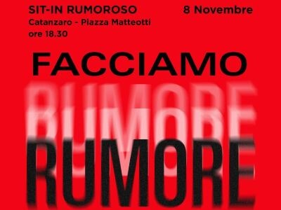 Sabato a Catanzaro il flash mob per la pace "Facciamo rumore!" images Sabato a Catanzaro il flash mob per la pace "Facciamo rumore!"