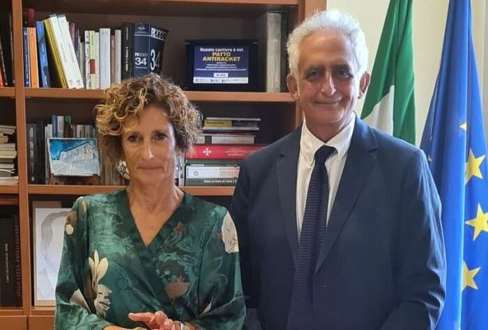 images San Ferdinando e mare pulito, il sindaco Gaetano accolto dal prefetto Vaccaro 