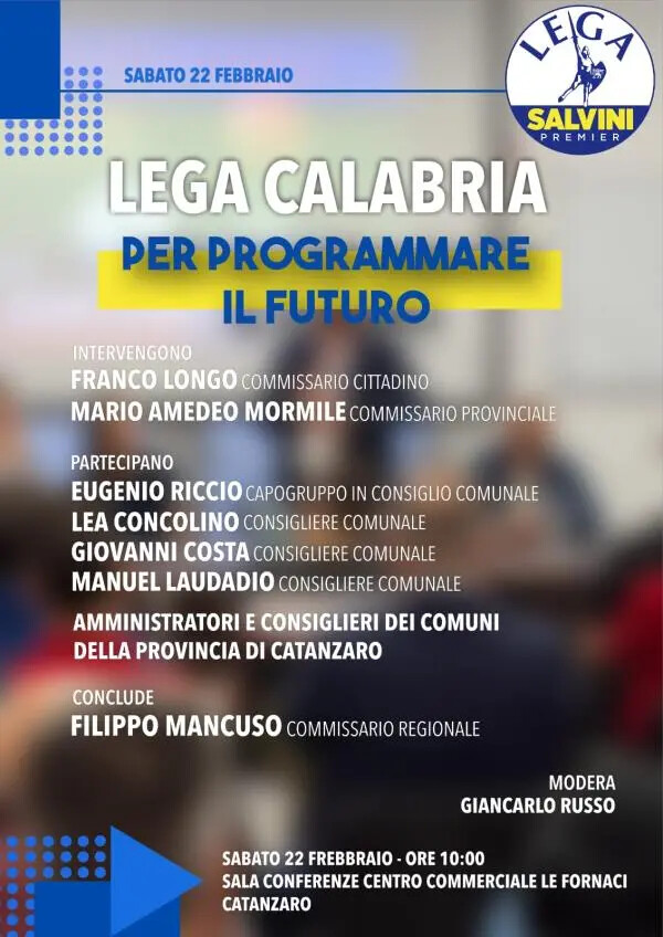 images Addio a Francesco Occhiuto, rinviata la manifestazione della Lega