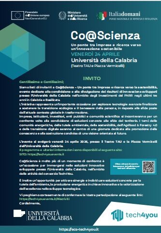 images Il futuro della transizione ecologica nasce nel Campus: l’UniCal presenta “Co@Scienza”