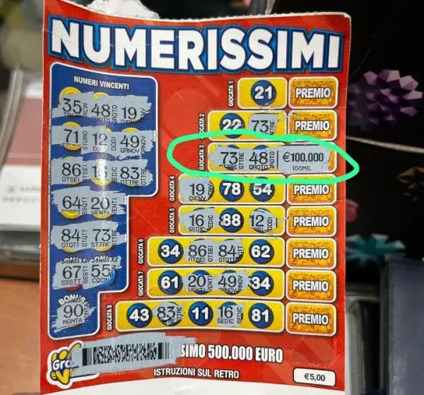 images Catanzaro, Gratta&Vinci vincente da 100mila alla Tabaccheria del Corso "Ruffa"