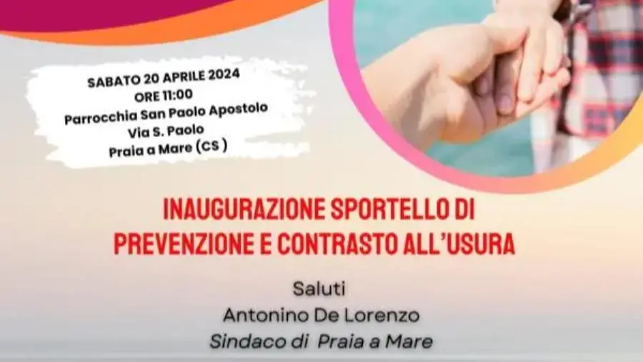 images A Praia a Mare apre lo sportello di prevenzione e contrasto all’usura
