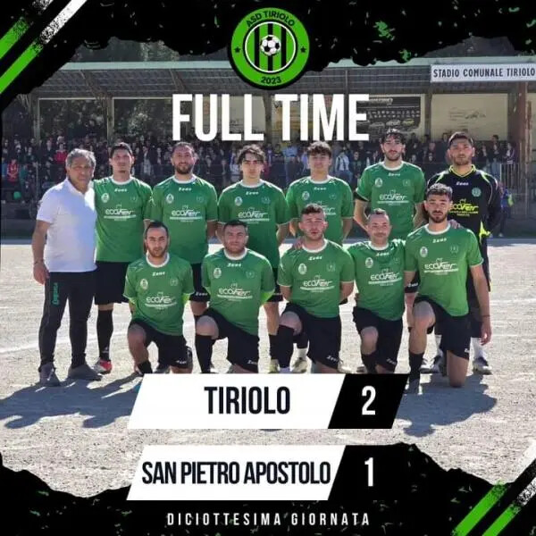 images Calcio 3^ Categoria: il derby è del Tiriolo, ora il big match che vale il campionato 