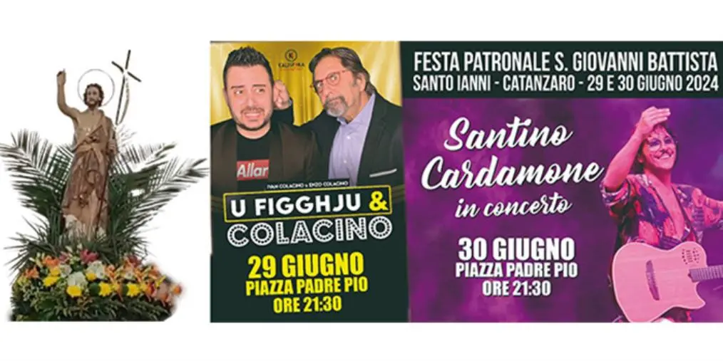 images A Catanzaro nel quartiere Santo Janni il 29 e 30 giugno la festa patronale di San Giovanni Battista 