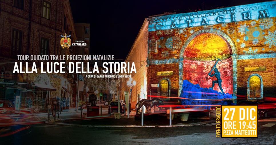 images “Alla luce della storia”, domani in centro video proiezioni natalizie che raccontano Catanzaro