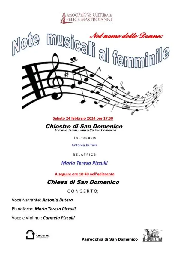 Lamezia Terme, sabato  evento di chiusura della rassegna "Nel Nome delle Donne" images Lamezia Terme, sabato  evento di chiusura della rassegna "Nel Nome delle Donne"