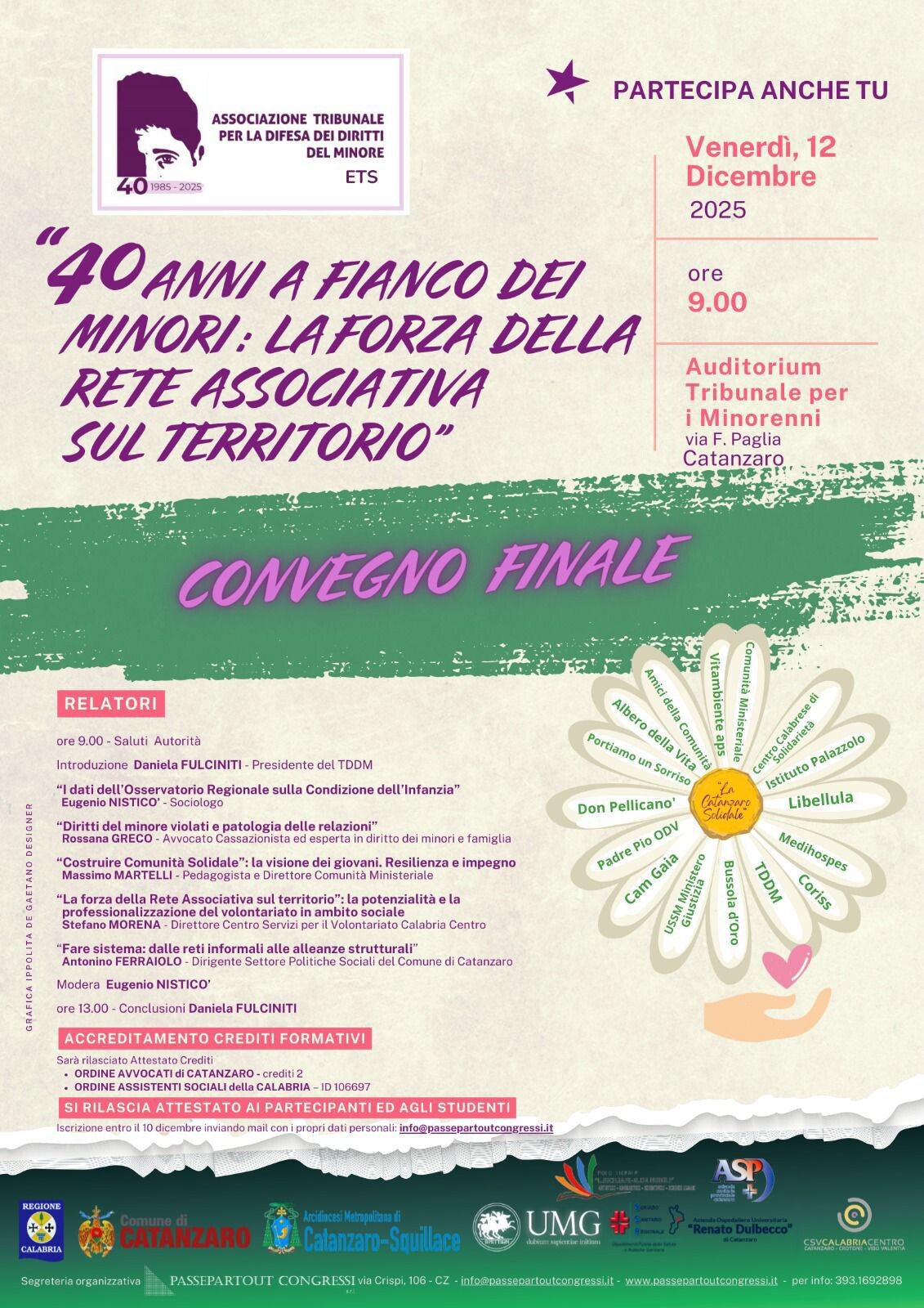 images A Catanzaro&nbsp;“40 anni a fianco dei minori: la forza della rete associativa sul territorio” 