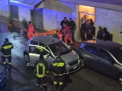 Tombino si apre a Catanzaro: automobilista sbanda e finisce in ospedale