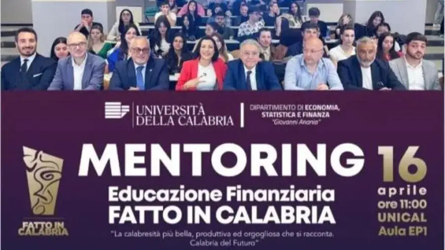 images “Mentoring ed Educazione Finanziaria”: all’Unical un convegno per i giovani, le imprese e il territorio