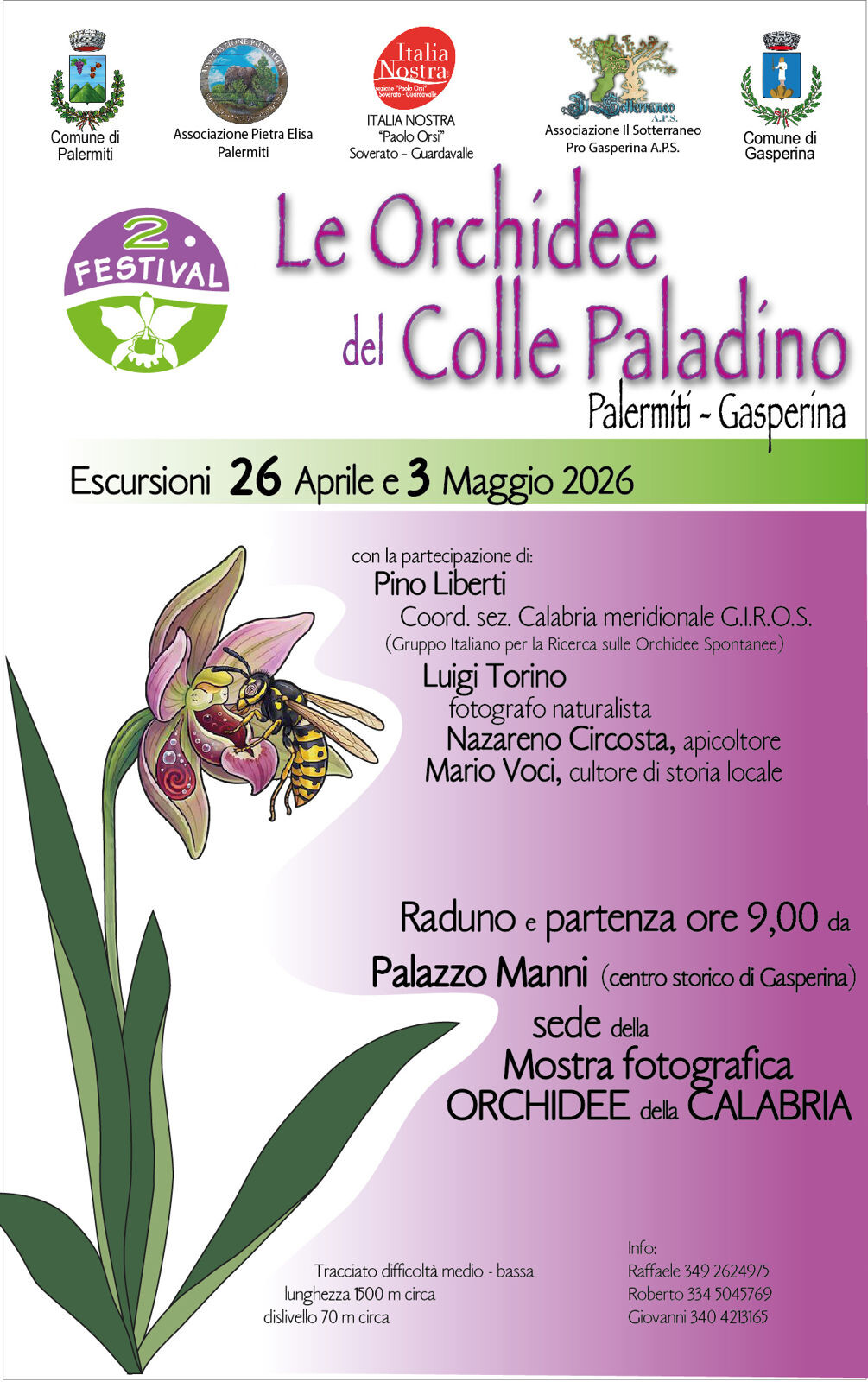images Il Sentiero torna a fiorire: al via la II edizione del Festival delle Orchidee tra Gasperina, Palermiti e Montauro