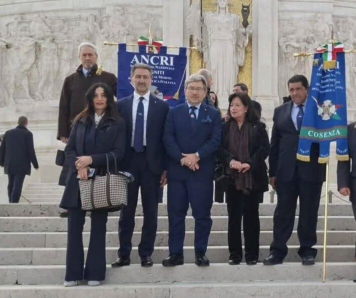 images ANCRI Cosenza all’Altare della Patria per i 75 anni dell’Ordine al merito della Repubblica