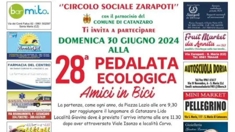 images Nel quartiere Santa Marina la 28esima  “Pedalata Ecologica - Amici in bici” 