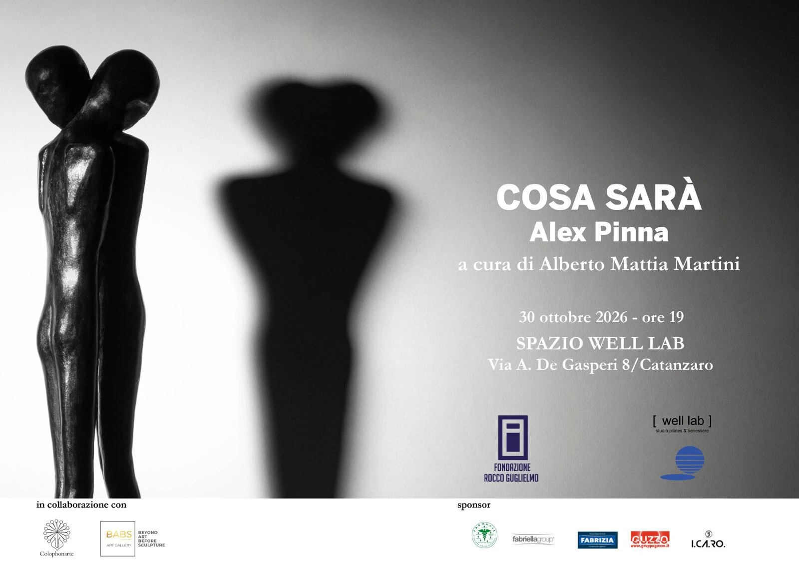 Catanzaro, dal 30 ottobre la mostra “Cosa sarà” di Alex Pinna promossa dalla Fondazione Rocco Guglielmo