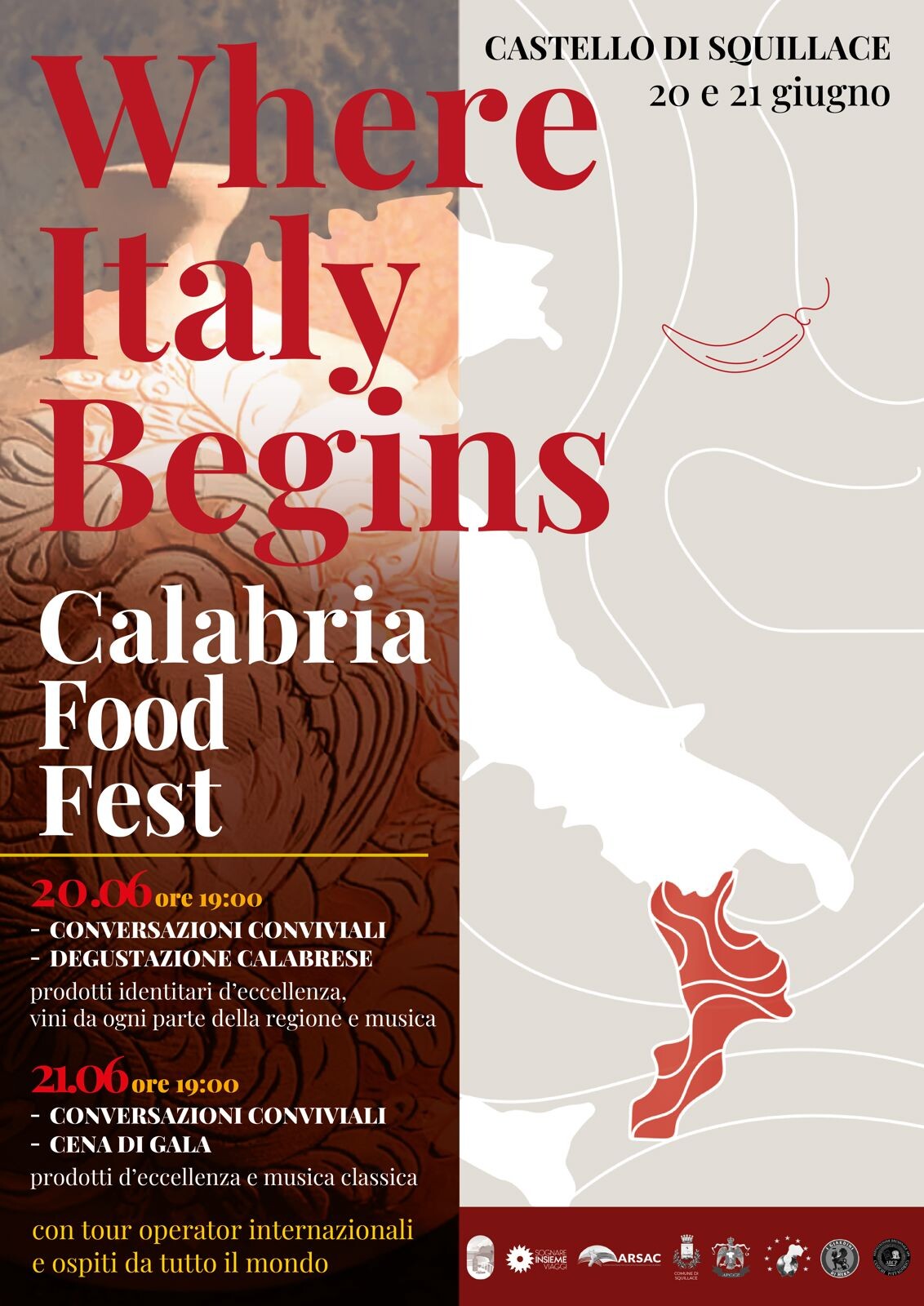 images Squillace si apre al mondo: il 20 e 21 giugno star, creator e tour operator internazionali al Calabria Food Fest