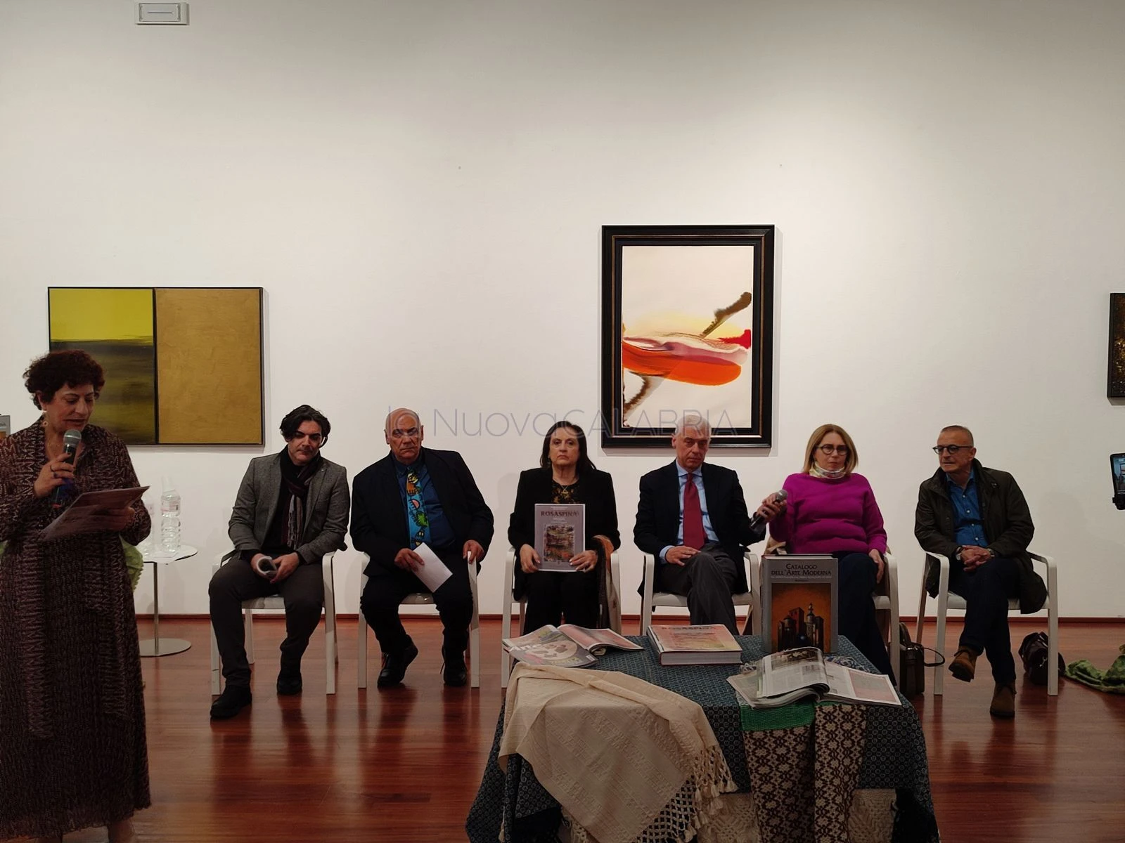 Catanzaro, dalla tela alla carta: presentati al Marca il Cam 61 e il Catalogo Generale di Rosa Spina